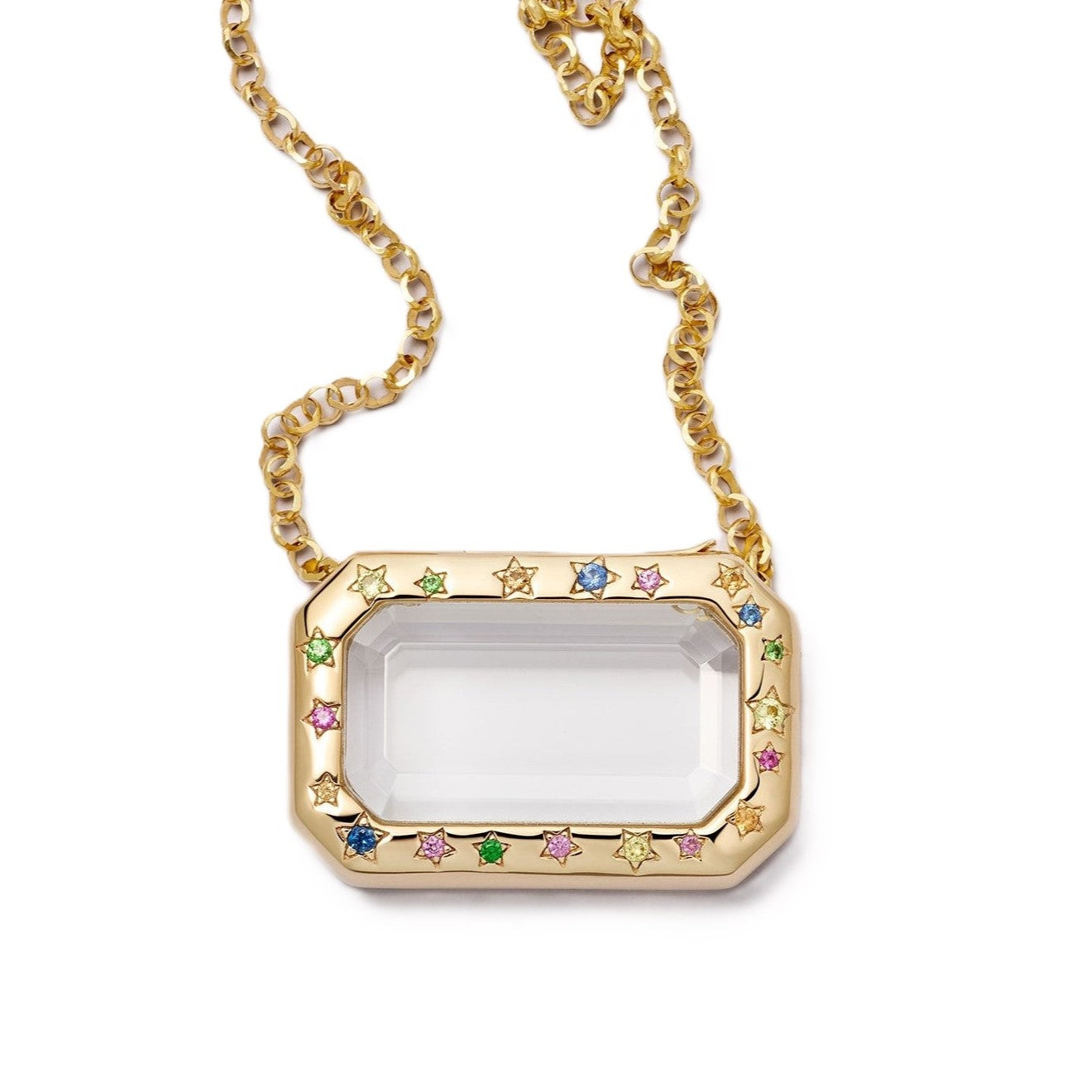 Ava Delora Locket Necklace
