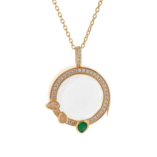 The Emerald Halo Locket