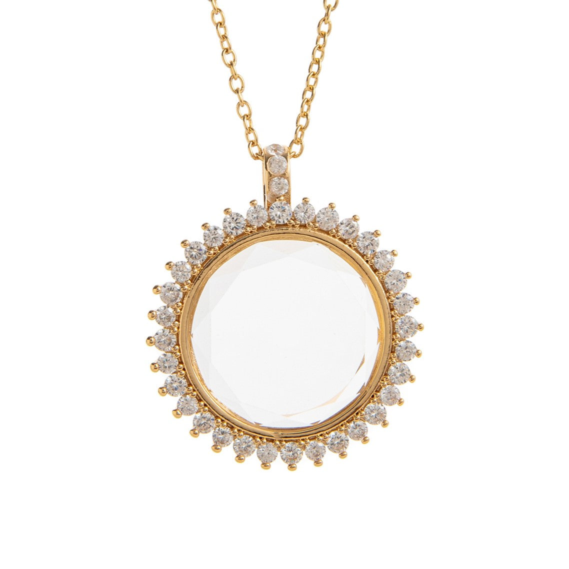 Ava Delora Locket Necklace