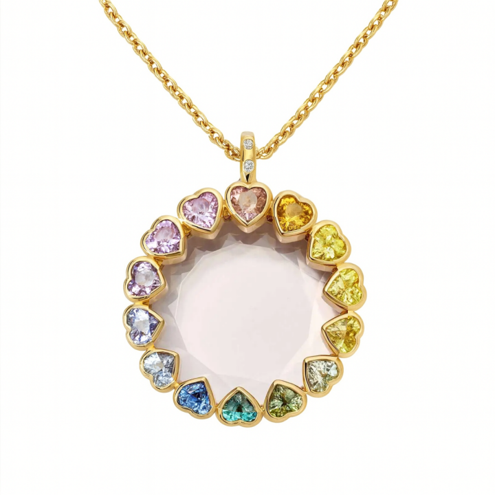 Ava Delora Locket Necklace