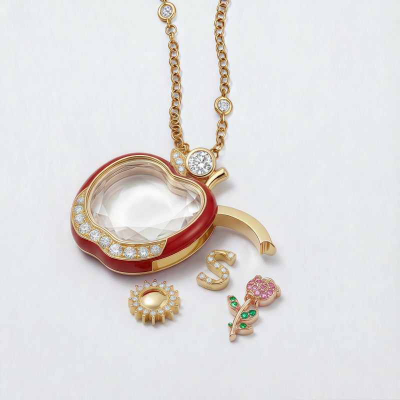 Ava Delora Locket Necklace