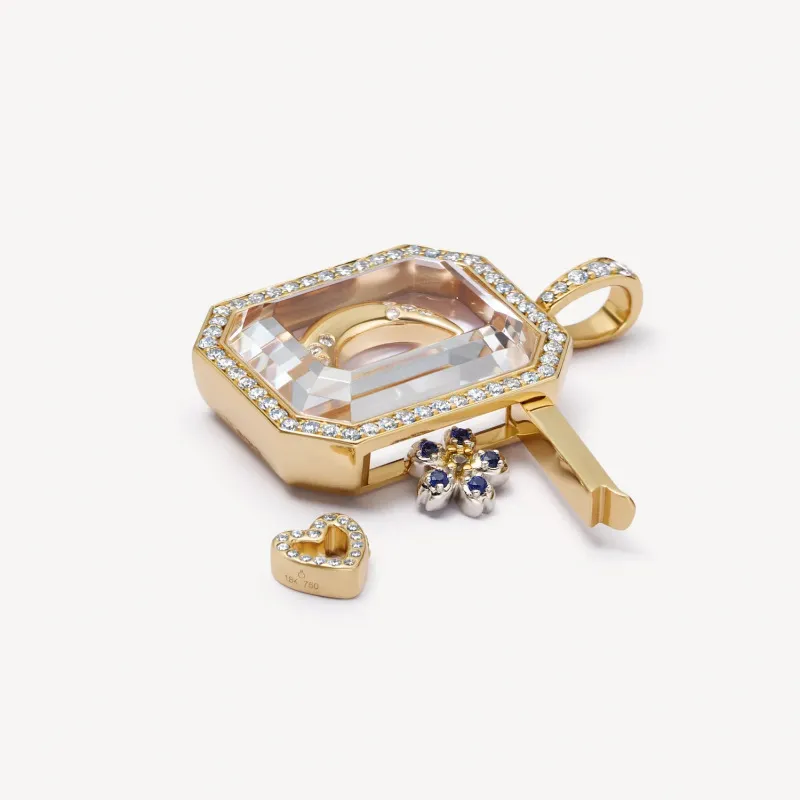 The Rectangle de Diamant Locket
