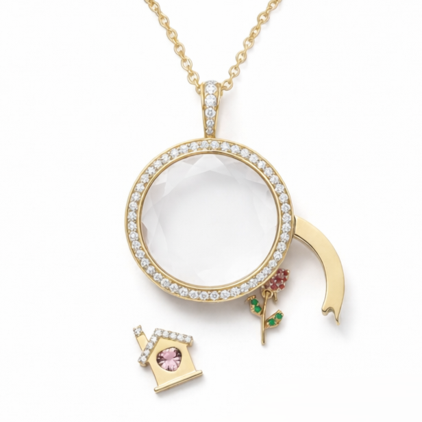 Ava Delora Locket Necklace