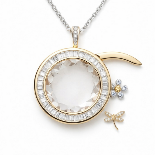 The Halo de Diamant Locket