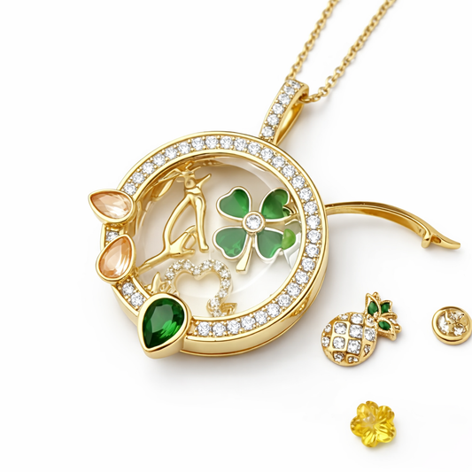 The Emerald Halo Locket