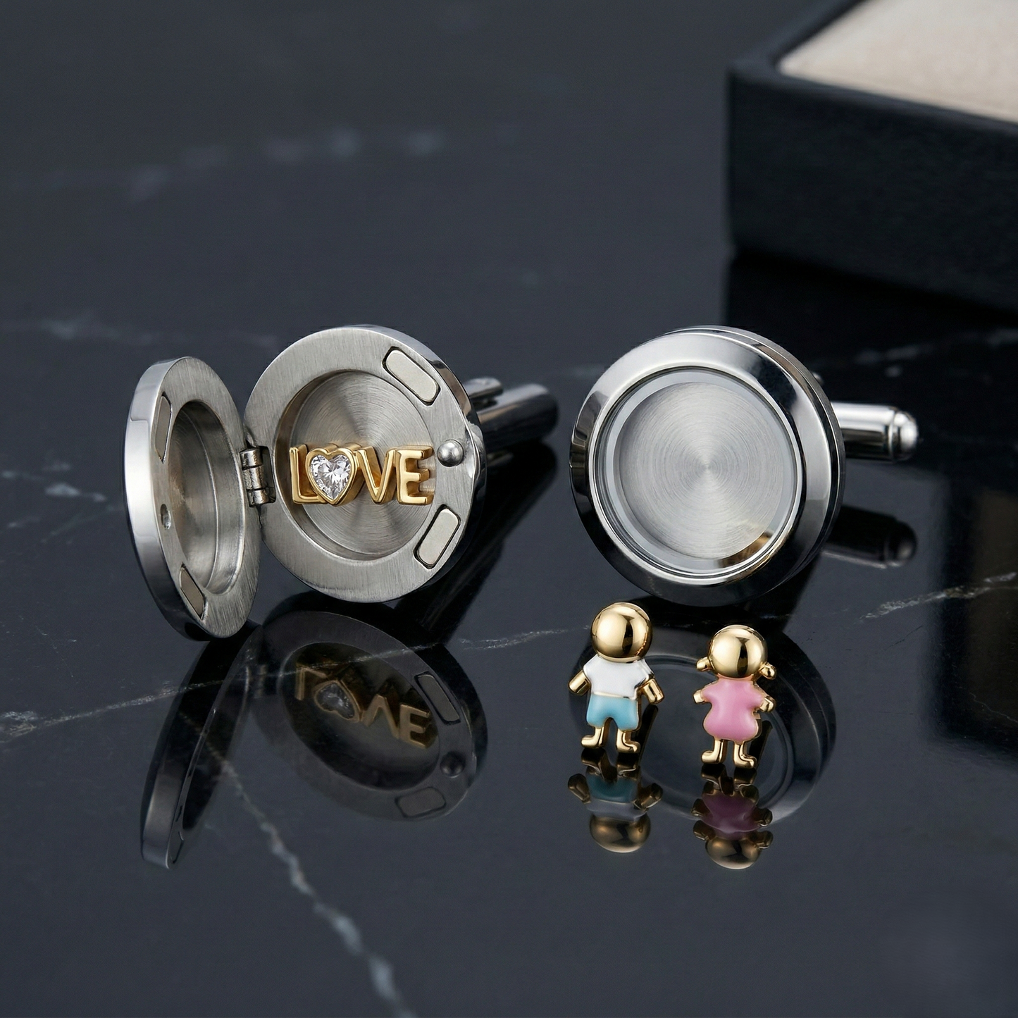 The Infinity Locket Cufflinks