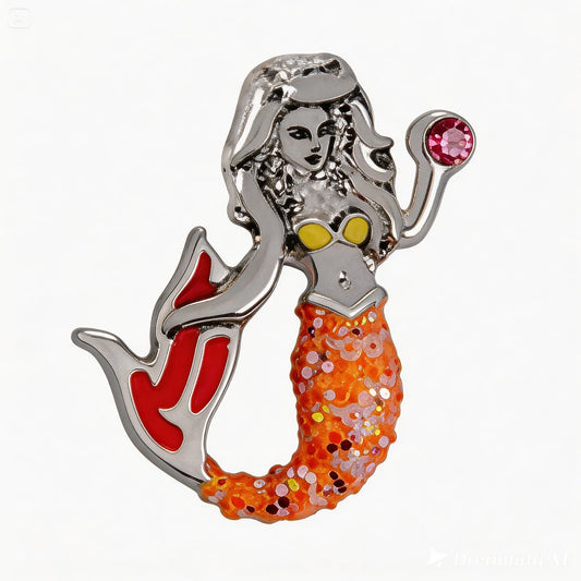 Orange mermaid