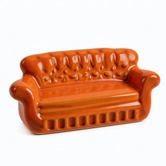 Orange sofa