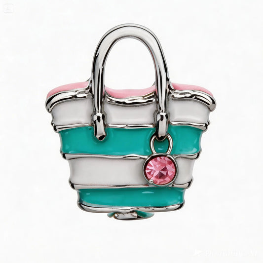 Striped tote