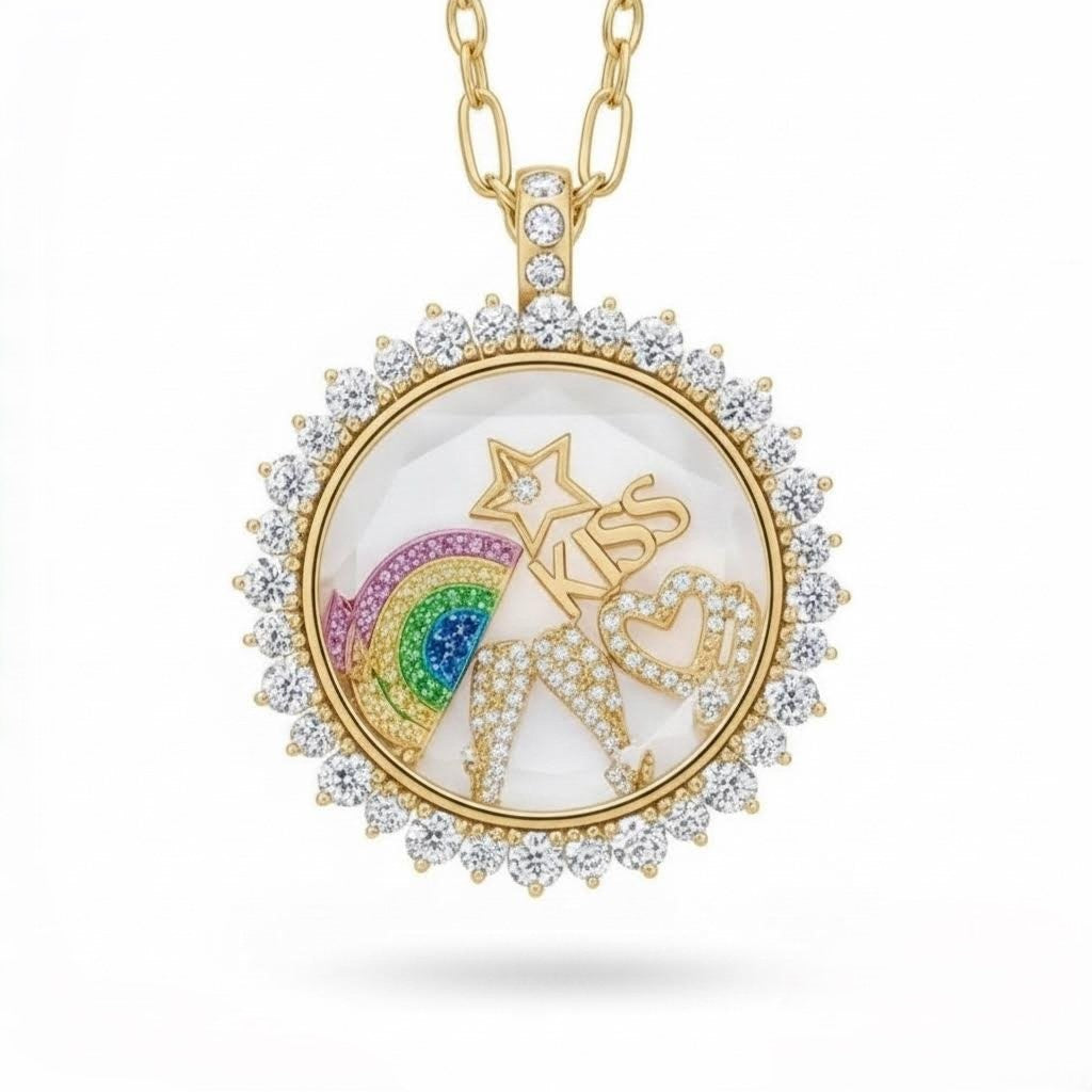 Ava Delora Locket Necklace