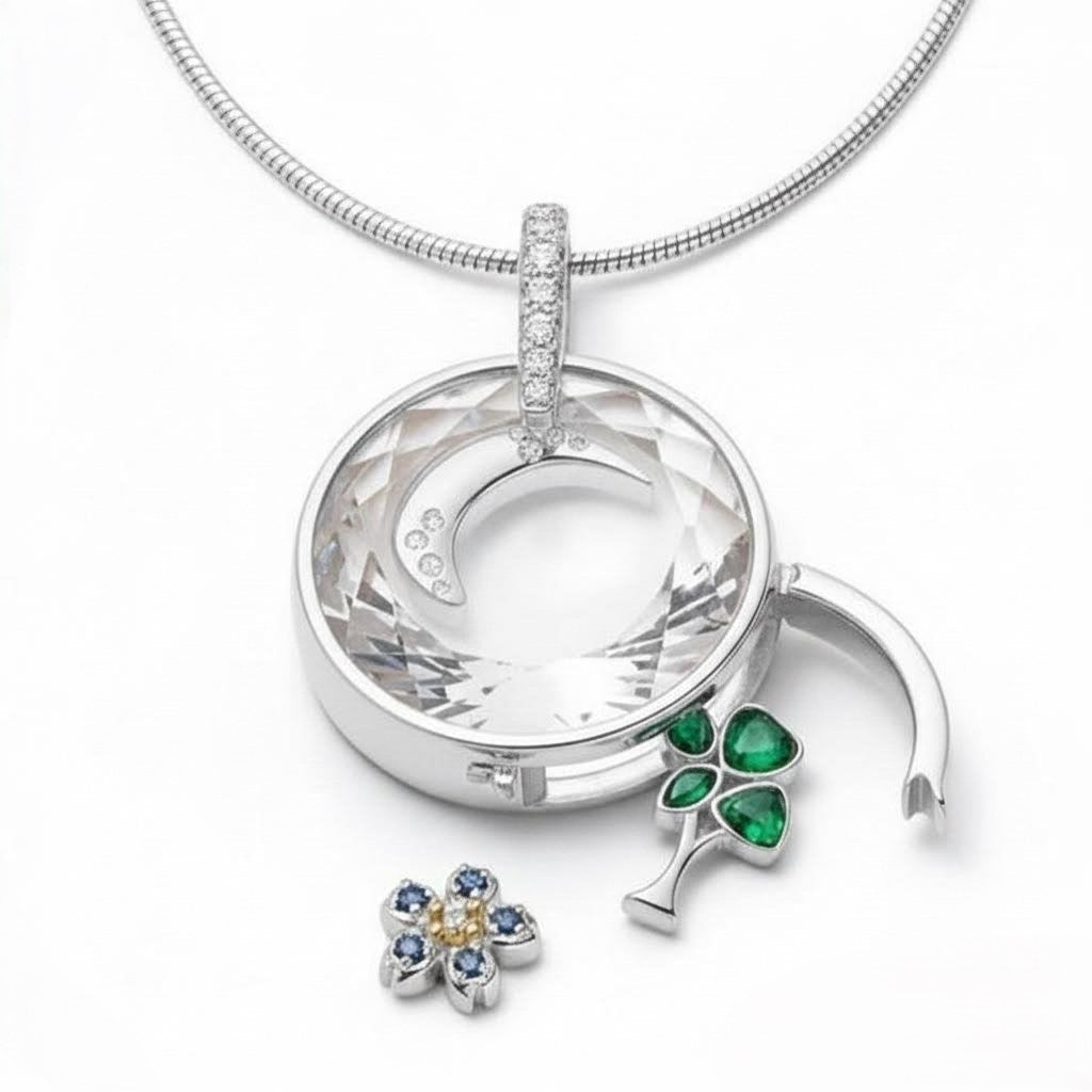 Ava Delora Locket Necklace