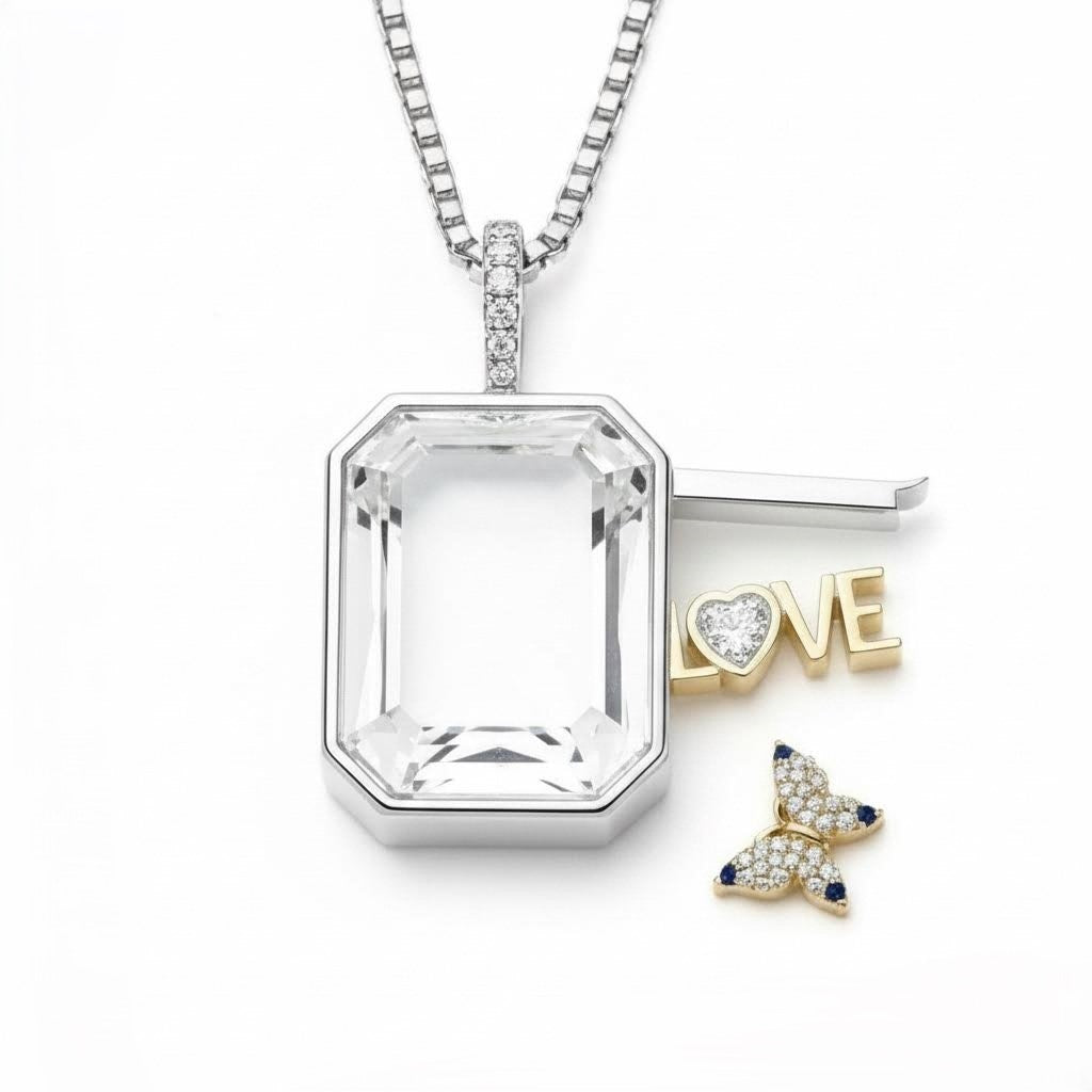 Ava Delora Locket Necklace