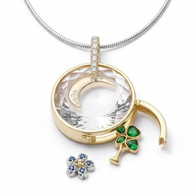 Ava Delora Locket Necklace