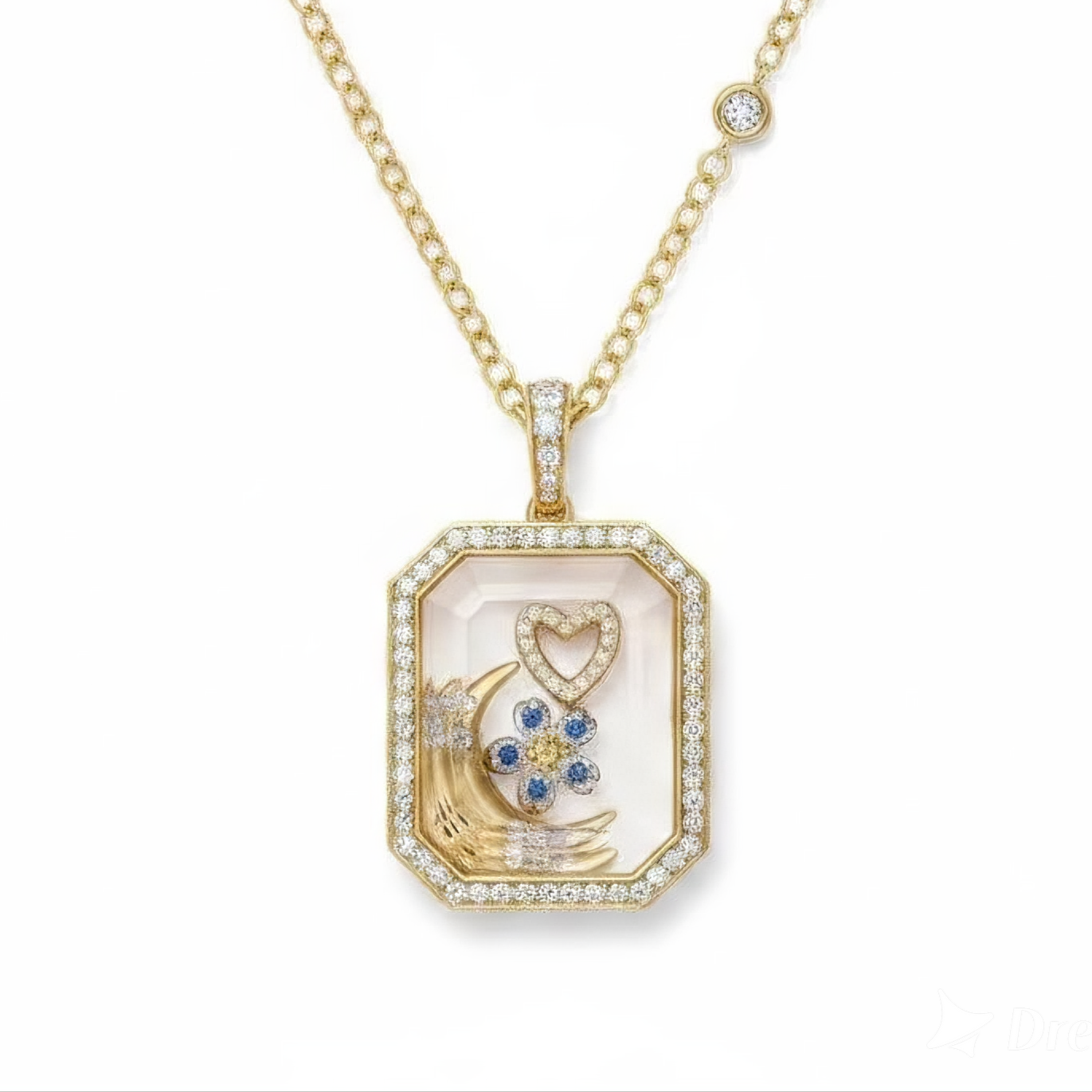The Rectangle de Diamant Locket