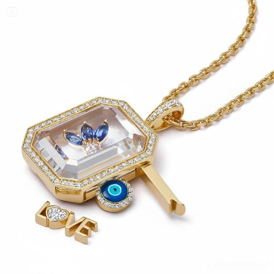 The Rectangle de Diamant Locket
