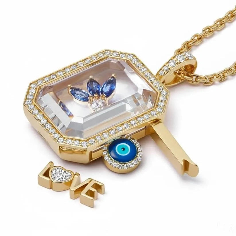 Ava Delora Locket Necklace