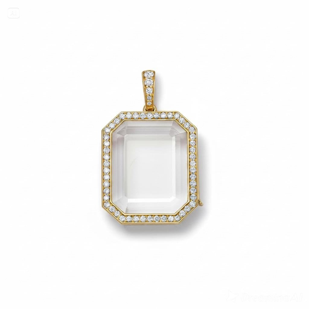 The Rectangle de Diamant Locket