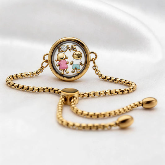 The Infinity Locket Bracelet