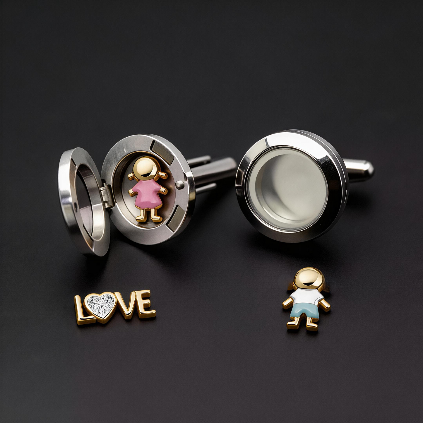 The Infinity Locket Cufflinks