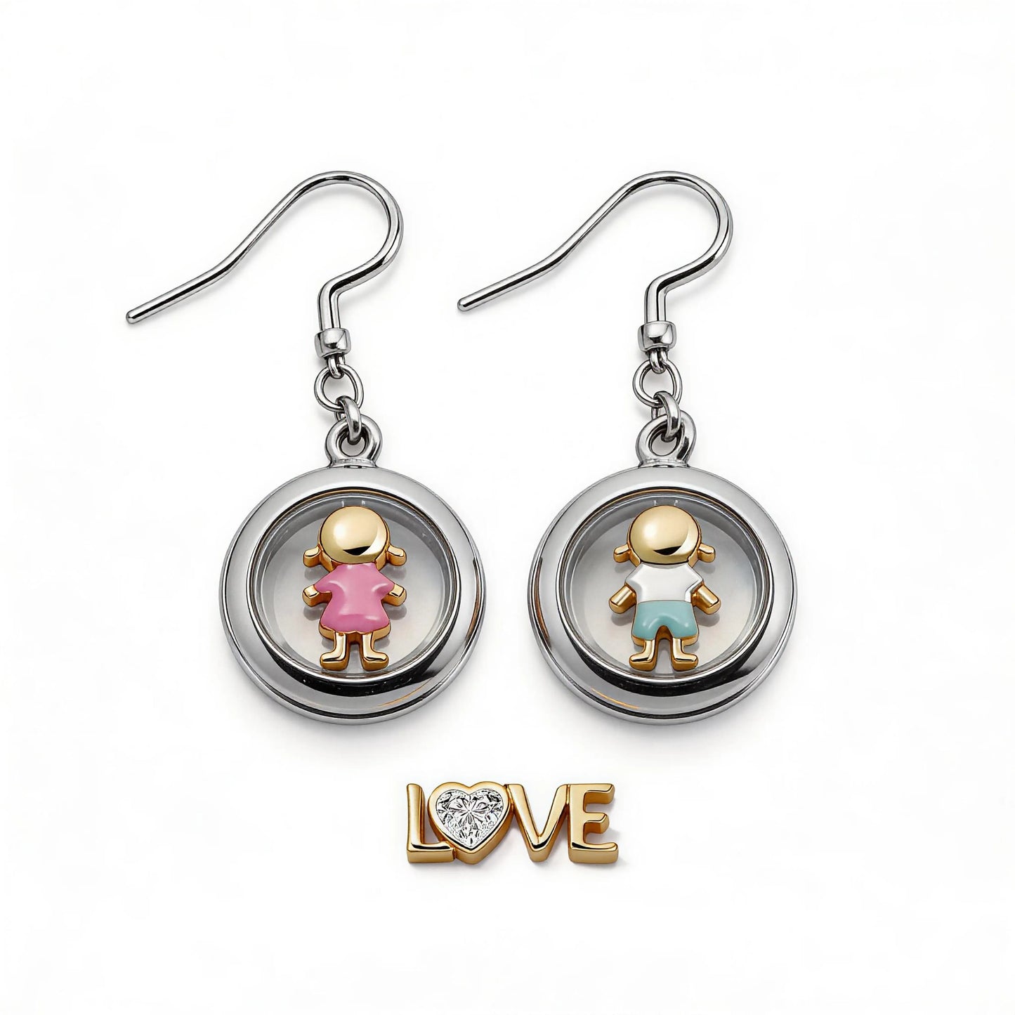 The Infinity Locket Earrings
