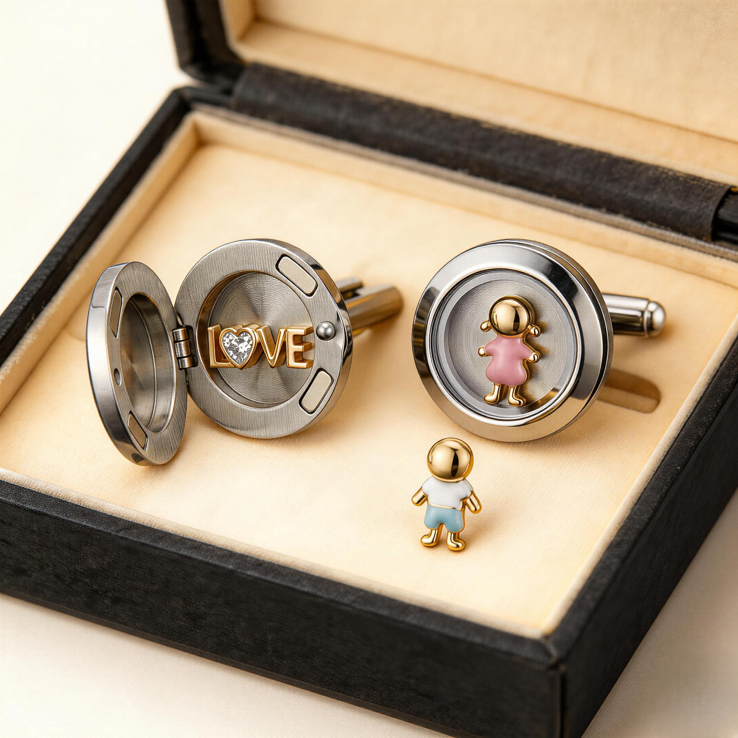 The Infinity Locket Cufflinks