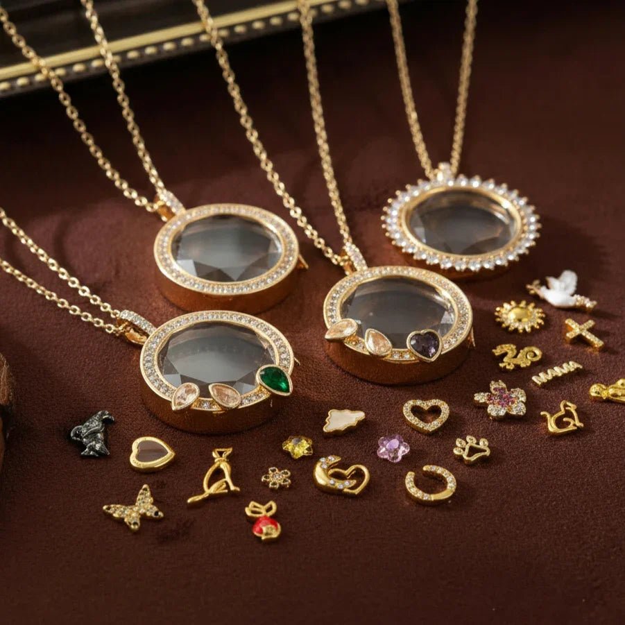 The Celeste Halo Locket - Ava Delora