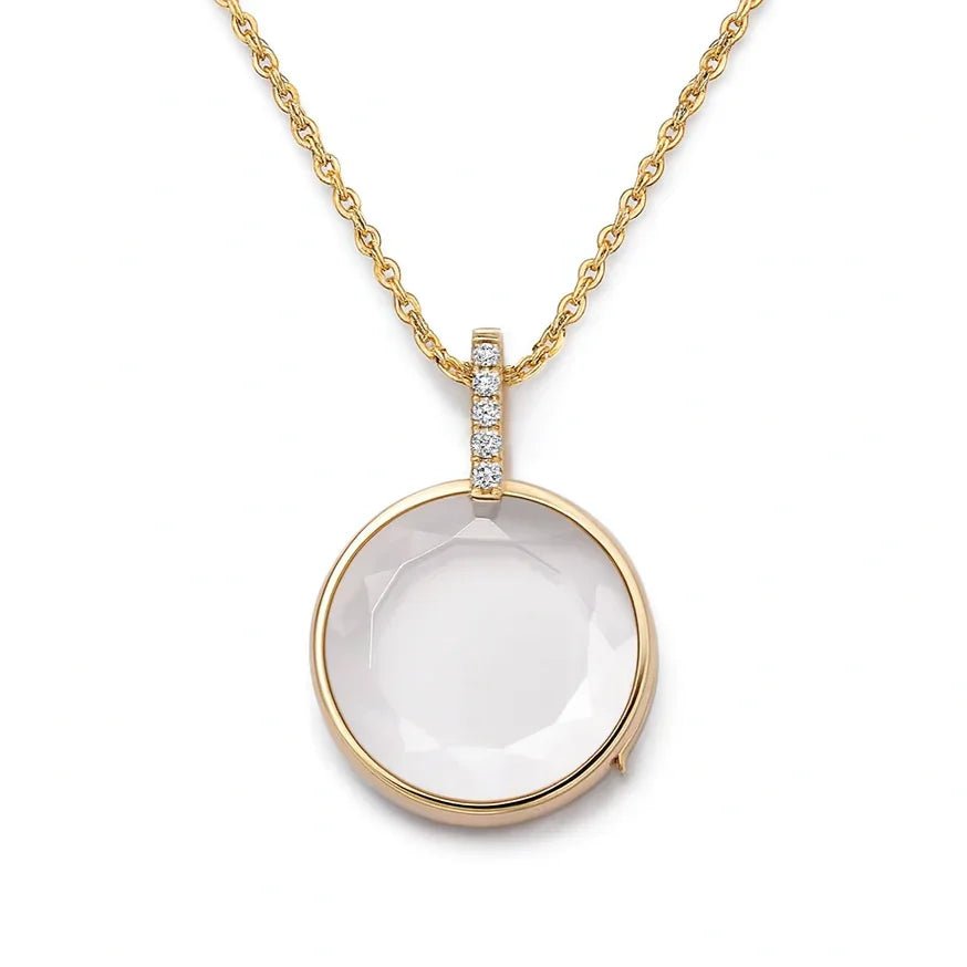 The Celeste Halo Locket - Ava Delora