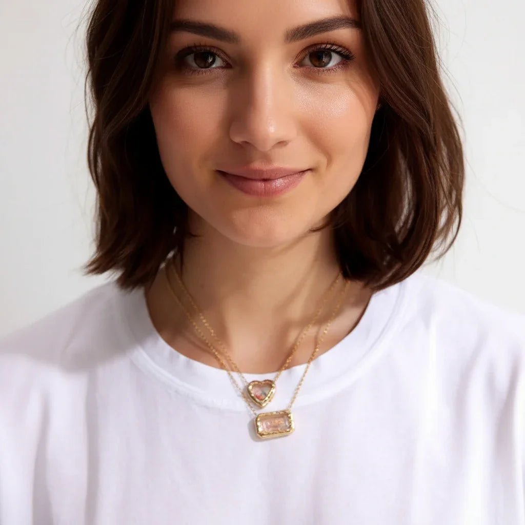 The Celeste Halo Locket - Ava Delora