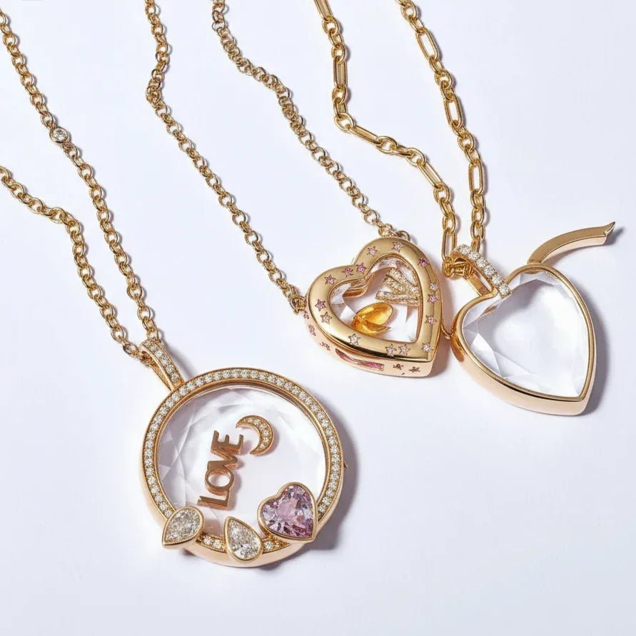 The Celeste Halo Locket - Ava Delora