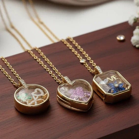 The Celeste Halo Locket - Ava Delora