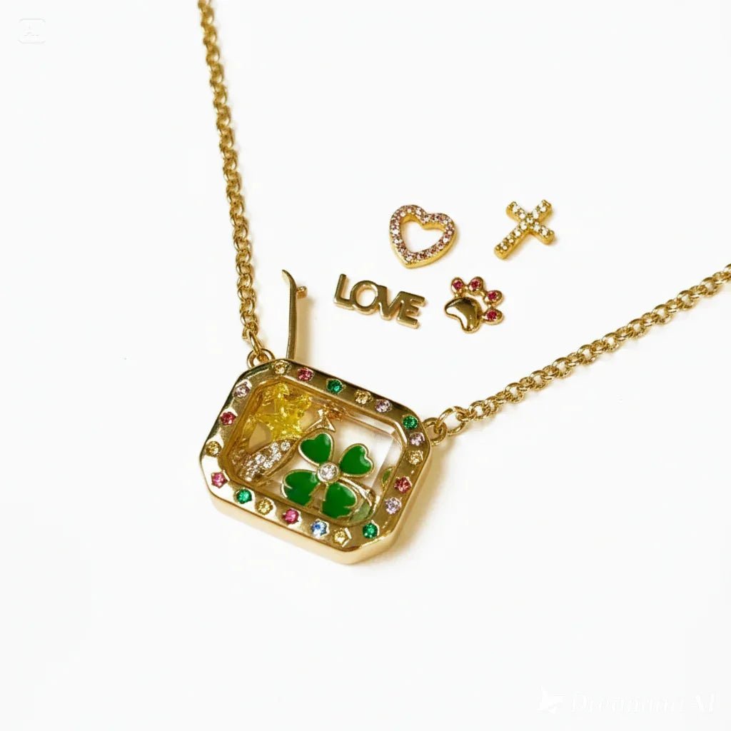 The Celeste Halo Locket - Ava Delora